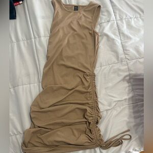 SHEIN Tan Mini Dress